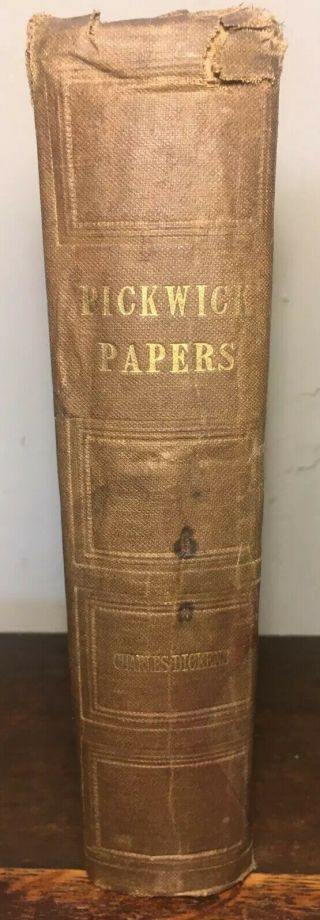 Charles Dickens - Pickwick Papers - Cloth - First Edition - Rare - 1837