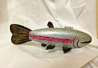 Jerry Matzen Nevis Minnesota Folk Art Fish Decoy