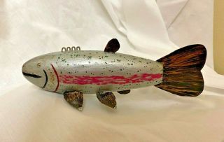 Jerry Matzen Nevis Minnesota Folk Art Fish Decoy 3