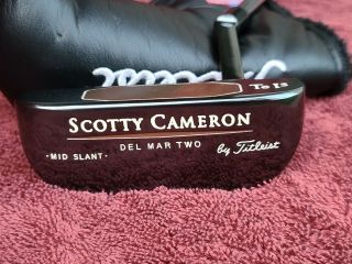 Titleist Extremely Rare Scotty Cameron Mid Slant Del Mar 2 35 " Right Handed