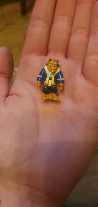 Vintage Polly Pocket Figure From Beauty And The Beast Castle 1997