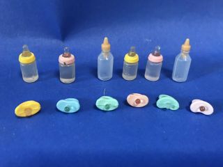 Sylvanian Families Set Baby Feeding Bottles & Dummies Pacifiers Calico Critters
