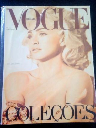 Madonna Mega Rare Vogue Brasil 1991 - Wow
