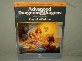 Ad&d 1st Edition Adventure Module - I9 Day Of Al 