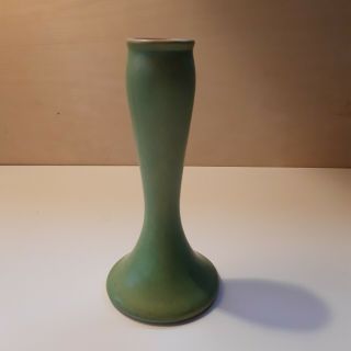 Rare Vintage Arts & Crafts Mission Era Roseville Florane Bud Vase 79 - 7 " Green