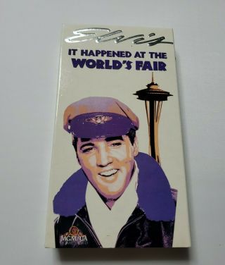 It Happened At The Worlds Fair Vhs Elvis Presley Rare 1963 Movie 1988 Tape Mgm