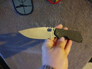 Strider Knives,  Smf,  Nsn Military Version,  Old - School Issue W/ G10 Scale,  Rare