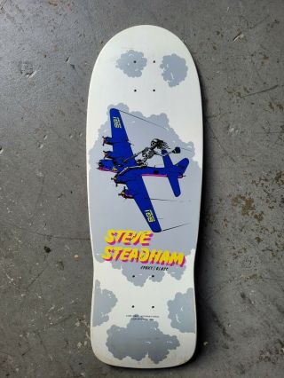 Nos Vintage 1986 Sgi Steve Steadham Rare Skateboard Deck Sure Grip