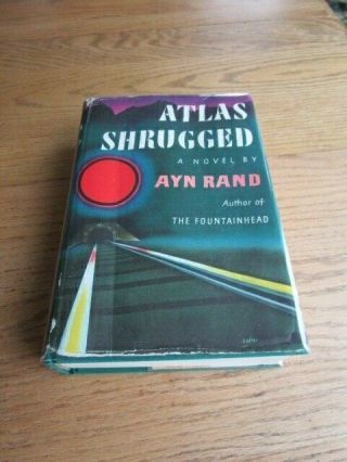 Ayn Rand Atlas Shrugged 1st/1st Print Dj Price $6.  95/ 10/57 Excl Rare