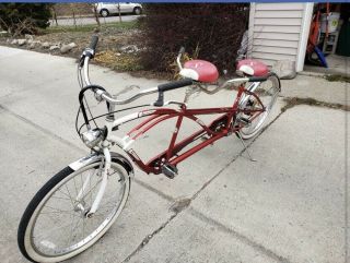 Vintage Schwinn De Luxe Twinn 7 Speed Tandem Bike Rare