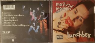 Lunchbox Maxi Single Marilyn Manson Cd Rare/oop 1995 Nothing Fast Ship From Usa