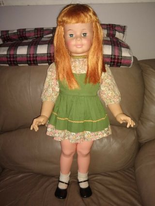 Rare Patty Playpal Carrot Top Red Hair Ideal Doll G - 35 Read