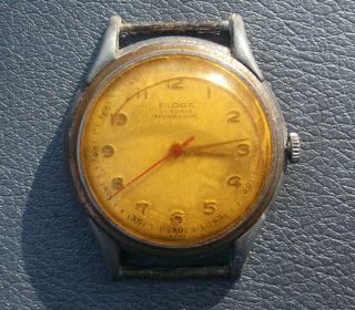 Vintage Eloga Mens Watch,  Peseux 180a,  17 Jewels,  Swiss Made