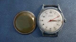 Vintage Eloga Mens Watch,  Peseux 180A,  17 Jewels,  Swiss Made 3