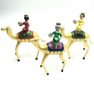 Radko 1996 “of Orient Are” Christmas Ornaments Wisemen Camels Very Rare 96 - 166 - 0