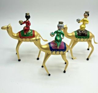 Radko 1996 “Of Orient Are” Christmas Ornaments Wisemen Camels Very Rare 96 - 166 - 0 2