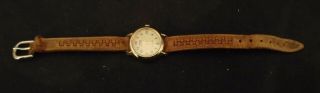Womens Vintage Timex Indiglo Watch - Gold Tone - Brown Leather - Date - Batt