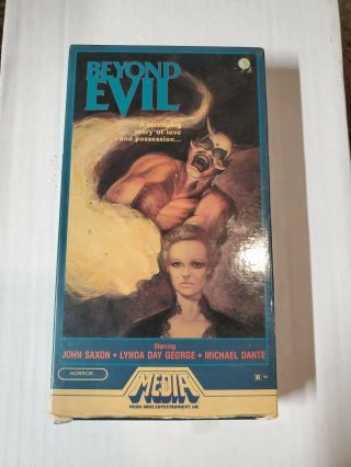 Beyond Evil Rare Media Horror Vhs John Saxton 1983 Htf