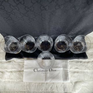 Extremely Rare Christian Dior Old Fashioned Casablanca Crystal Set Of 6 3