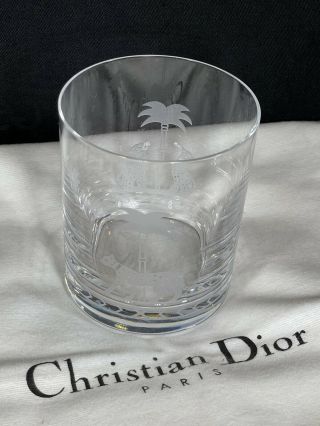 Extremely Rare Christian Dior Old Fashioned Casablanca Crystal Set Of 6 4