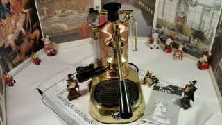 RARE La Pavoni Professional Premillenium Brass PRG coffee lever espresso machine 2