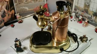 RARE La Pavoni Professional Premillenium Brass PRG coffee lever espresso machine 3