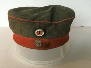 Authentic Rare World War I German Wool Field Cap