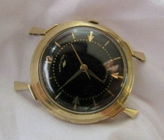 Hamilton Electric 500 Van Horn 14k Solid Gold Watch,  Rare,