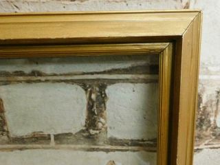 Really Old Picture Frame Gold Fits A 20 1/2 Inch X 17 " Painting