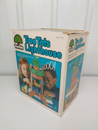 1976 Kenner Rare Vintage Tree Tots Family Treehouse Lighthouse