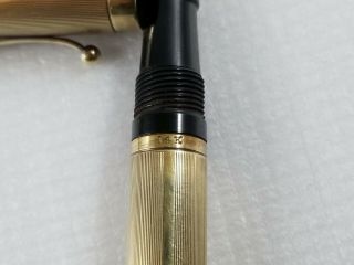 Rare 1900 ' s Lebolt Jewelers 14k Solid Gold Fountain Pen - Lever Filler - NY - Chicago 2