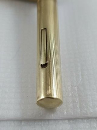 Rare 1900 ' s Lebolt Jewelers 14k Solid Gold Fountain Pen - Lever Filler - NY - Chicago 6