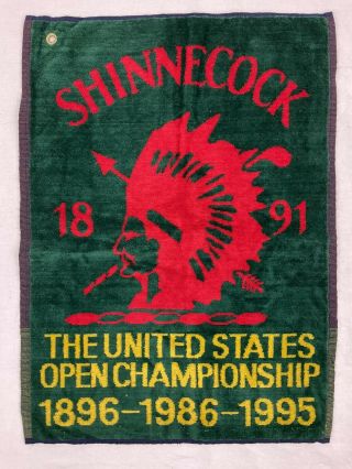 Rare Shinnecock U.  S.  Open Championship 1896 1986 1995 Collectible Golfbag Towel