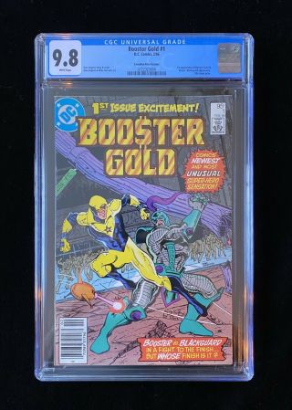 Booster Gold 1 Cgc 9.  8 (2/86) Extremely Rare Canadian Price Variant Cpv White