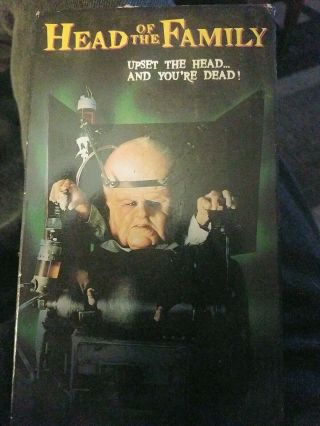 Head Of The Family Vhs Comedy Horror Pulp Oop Rare Obscure Cult Flick Vhs
