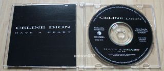 Celine Dion Have A Heart Very Rare Canada Promo Cd Single Céline