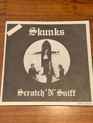 Skunks Scratch N Sniff 7” Ep Aussie Punk 45 Oi Oz Rare
