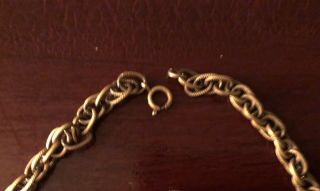 VERY RARE Vintage Signed Joseff Of Hollywood spiral Charm necklace/earrings 5