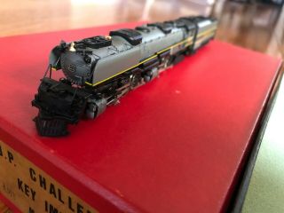 KEY IMPORTS N scale Brass Union Pacific 4 - 6 - 6 - 4 Challenger 3977 Gray Paint RARE 2