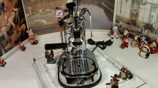 RARE La Pavoni Professional Premillenium Chrome coffee lever espresso machine 2