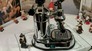 RARE La Pavoni Professional Premillenium Chrome coffee lever espresso machine 5