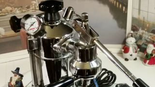 RARE La Pavoni Professional Premillenium Chrome coffee lever espresso machine 6