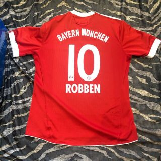 Rare Vintage Bayern Munich Home Football Shirt Xl Man Robben 10