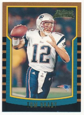 Tom Brady 2000 Bowman 236 Rc Rookie Card England Patriots Rare $800,