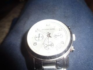 Michael Kors Chronograph Mens Date 10 Atm 100 Meters 250810s Mk - 5055 Watch