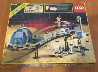 Rare 80s Vintage Lego 6990 Space Futuron Monorail Set 99,  9 Complete Vgc