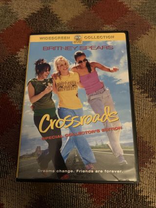Crossroads Dvd Britney Spears 2002 Rare Special Collectors Edition Widescreen