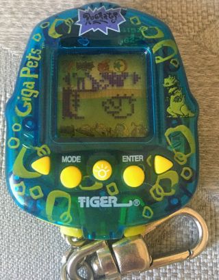 Vintage Rare 1998 Rugrats Giga Pets Tiger Electronic Tommy Nickelodeon