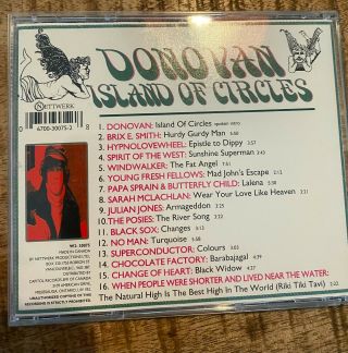 No - Man Steven Wilson Porcupine Tree Turquoise 5.  58 Rare Track On Donavan Cov.  Cd