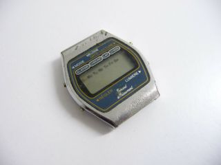 Rare Unusual Hong Kong Melodie Digital Lcd Wrist Watch 1980 